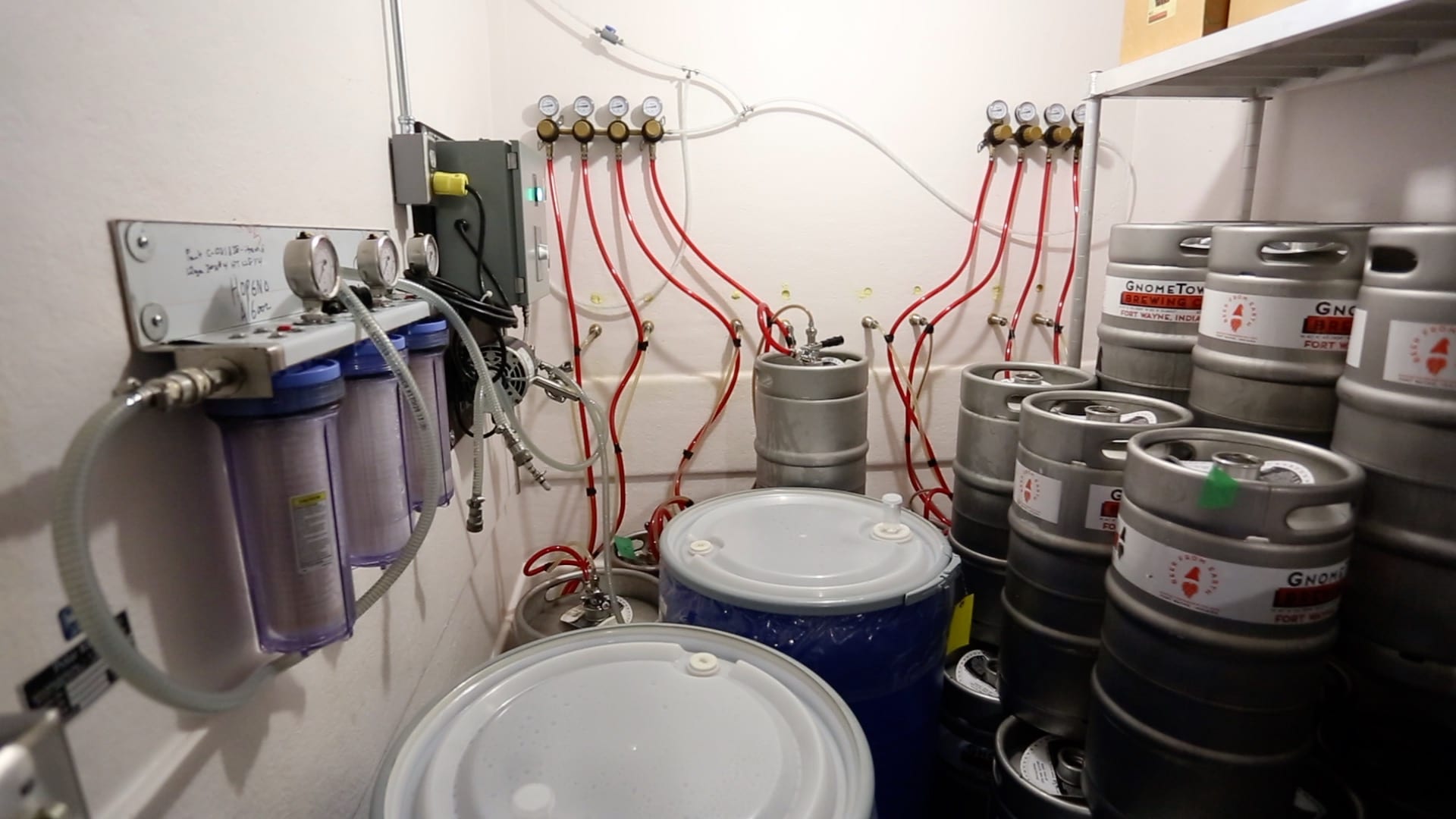 Polar King walk-in beer cooler