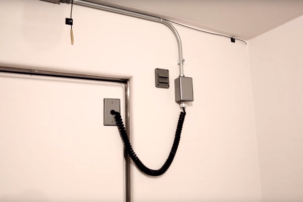 White walls of Polar King fridge trailer