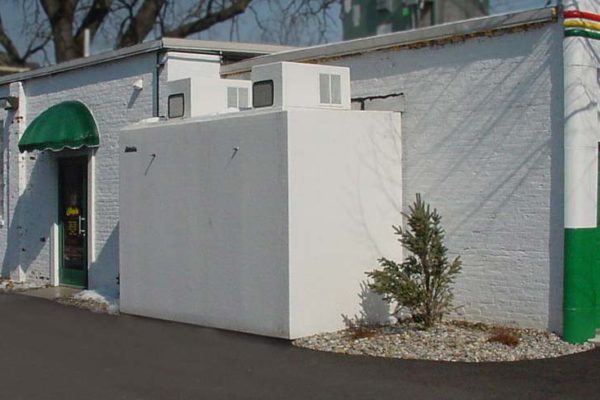 Through-wall Walk-In Restaurant Cooler and Freezer