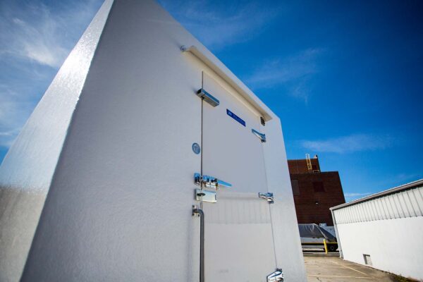 Close up of Polar King walk-in cooler unit