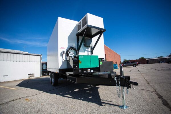 Front of a Polar King cooler trailer